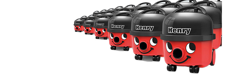 Henry Hoover Red 9L  Bunzl Rafferty Guest Amenities