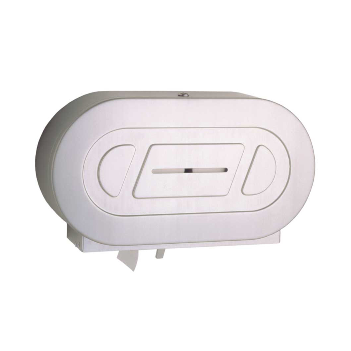 Bobrick B-2892 Surface-Mounted Twin Jumbo-Roll Toilet Tissue Dispenser
