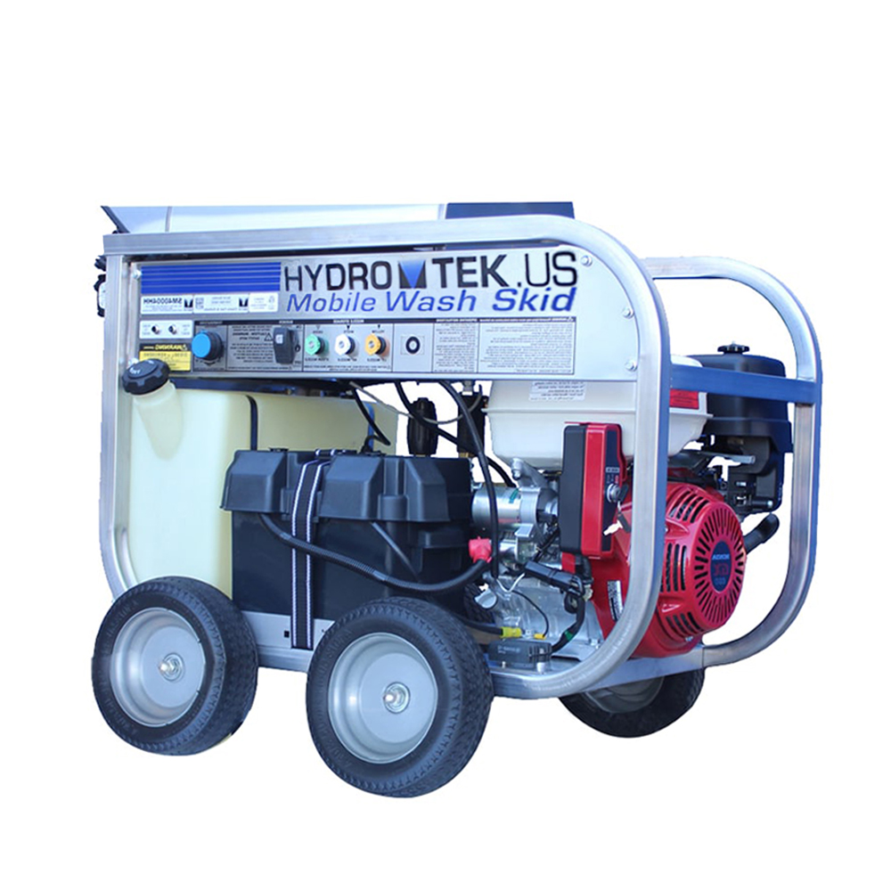 Gas powered store steam cleaner