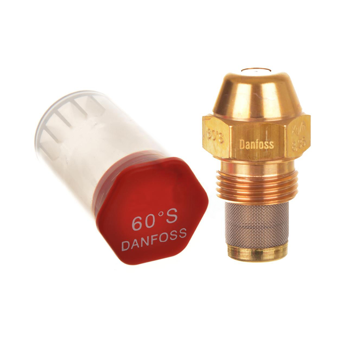 Danfoss 030F6132 Brass Fuel Oil Nozzle (60°, Solid)